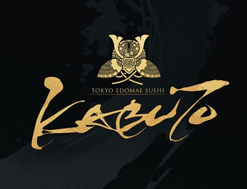 Japanese Calligraphy Logo Design for Sushi Restaurant “KABUTO” – Edomae Sushi Branding Case Study