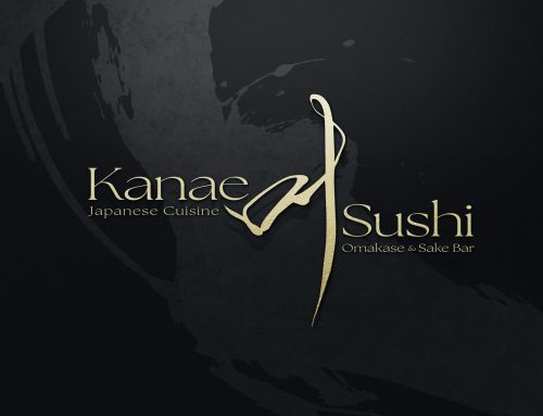 Luxury Omakase Sushi Logo Design｜Minimal Japanese Restaurant Branding｜Kanae
